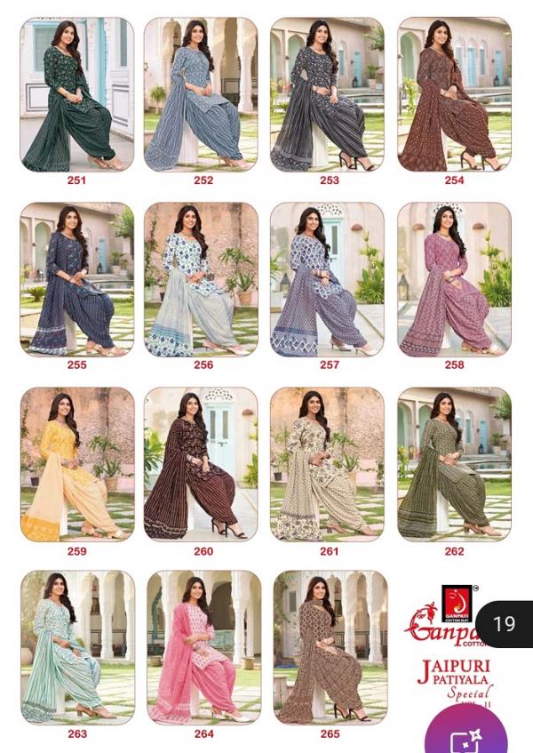 Ganpati Jaipuri Patiyala Special Vol-11 – Dress Material